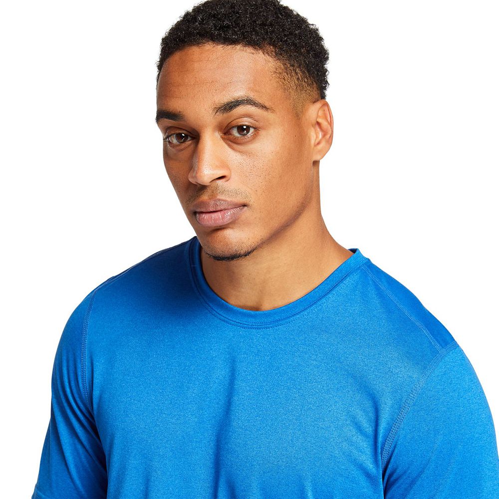 Camisetas Masculino - Timberland Pro® Big & Tall Wicking Good Sport Short-Sleeve - OPFAL2651 - Azuis